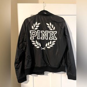 Pink bomber jacket